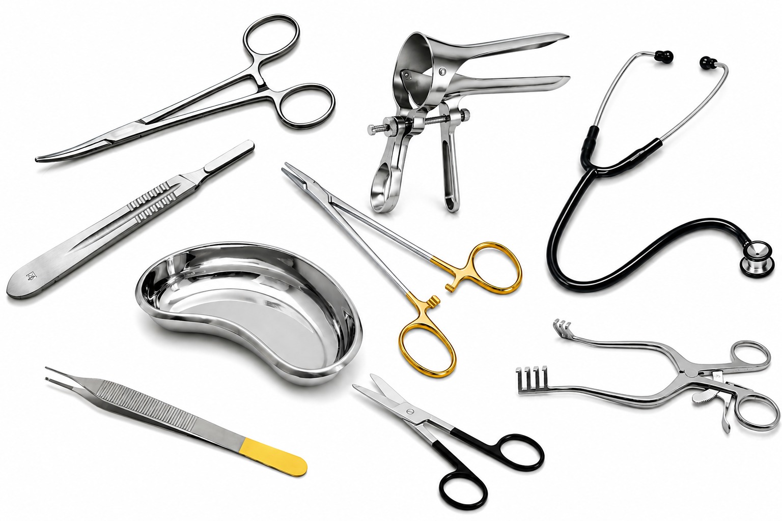 Stainless steel surgical instruments manufactured by Pro-Pas International